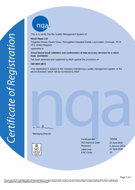 EmailHippo_ISO9001_certificate