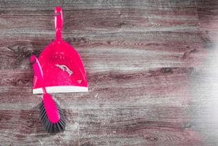 Image of a dustpan and brush