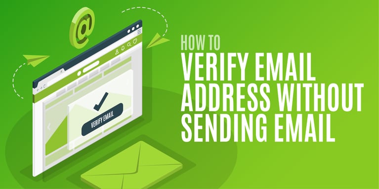 How to verify an email address without sending an email